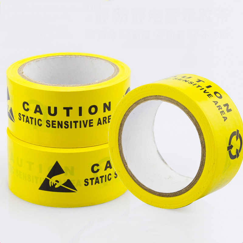 English Print ESD Area Warning Tape for Cleanroom