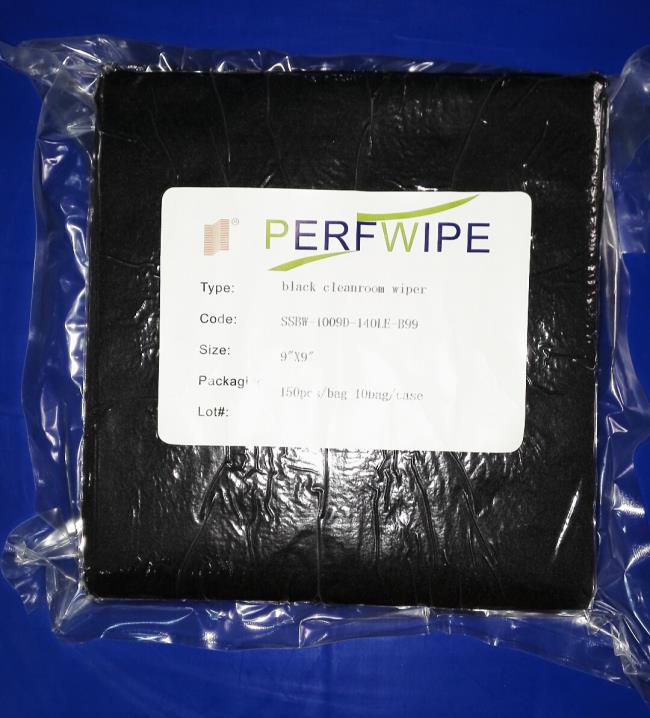 black polyester wiper