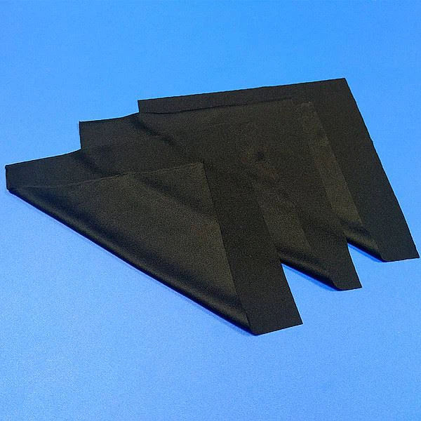 black polyester wipes