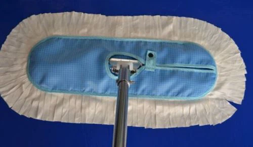 Anti Static Cleanroom Mops Knitted Stripe ESD Fiber