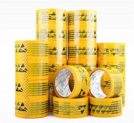 Yellow ESD Warning Tapes Safety Caution Tapes