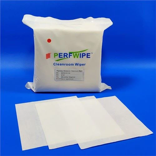 Gamma Cleanroom Sterile Polyester Cellulose Nonwoven Wipes 9 X 9 Inch