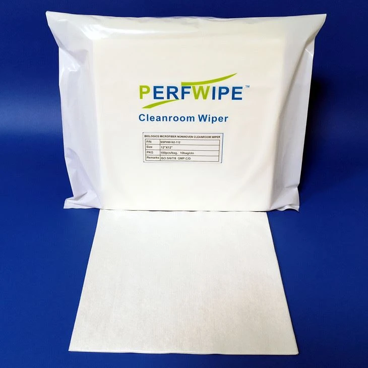 Microfiber Nonwoven Cleanroom Wipes