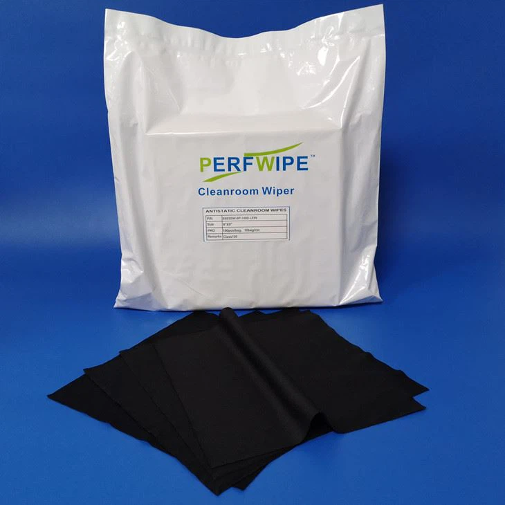 Dust Control Ultra Soft Polyester Knit Cleanroom Wipe