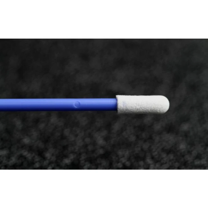 Blue Handle Round Foam Tipped Swabs