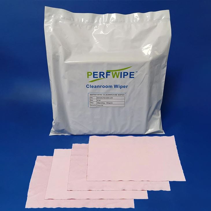 Pink Microfiber Antistatic Wipes